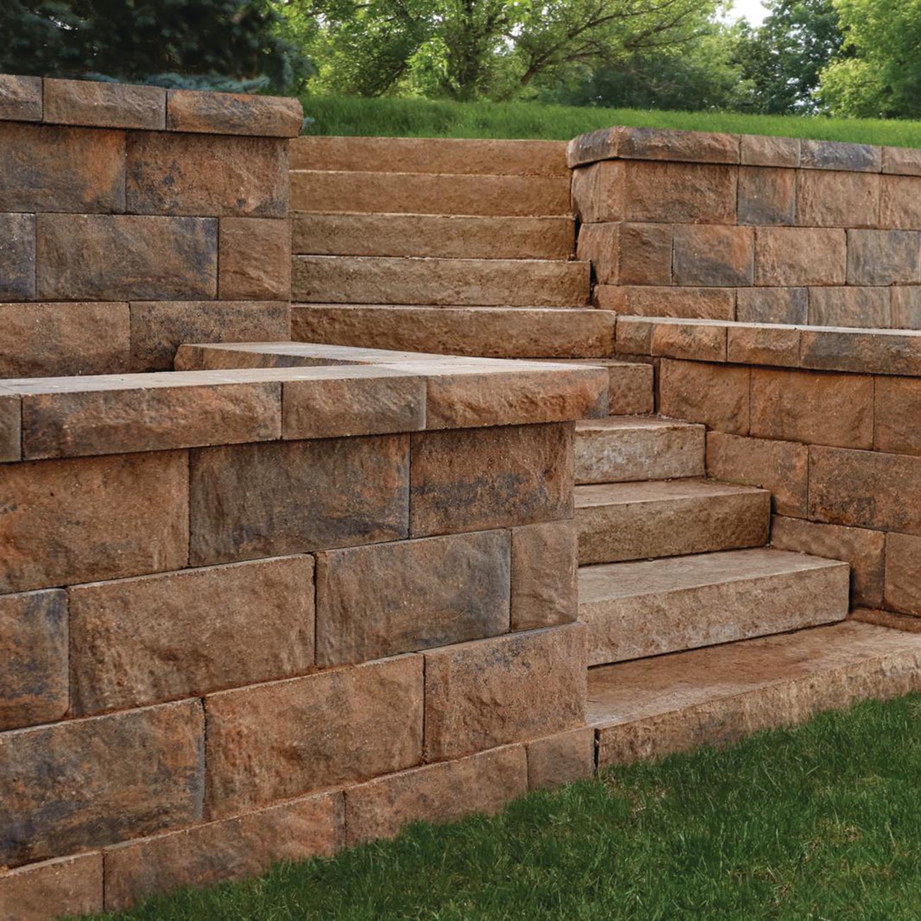 Diamond Pro Quarried Face Wall Blocks | Belgard