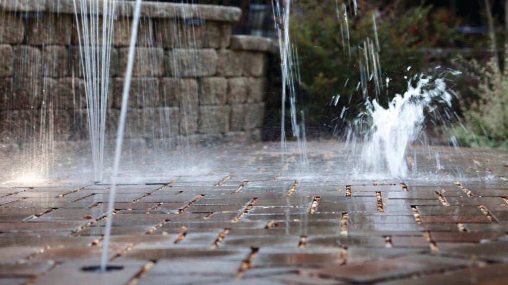 Eco Dublin® Permeable Pavers Water