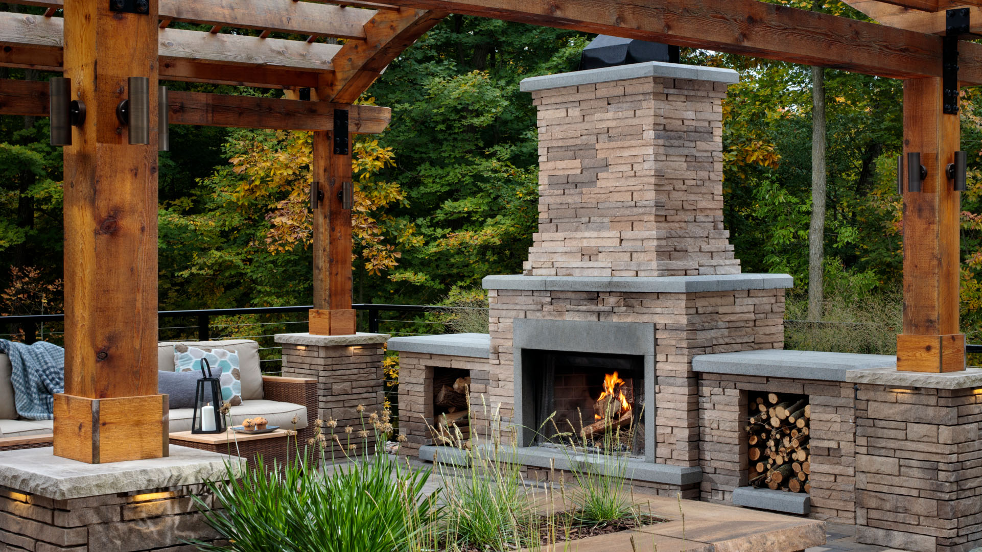 Denver outdoor Fireplace Design Installation Contractors