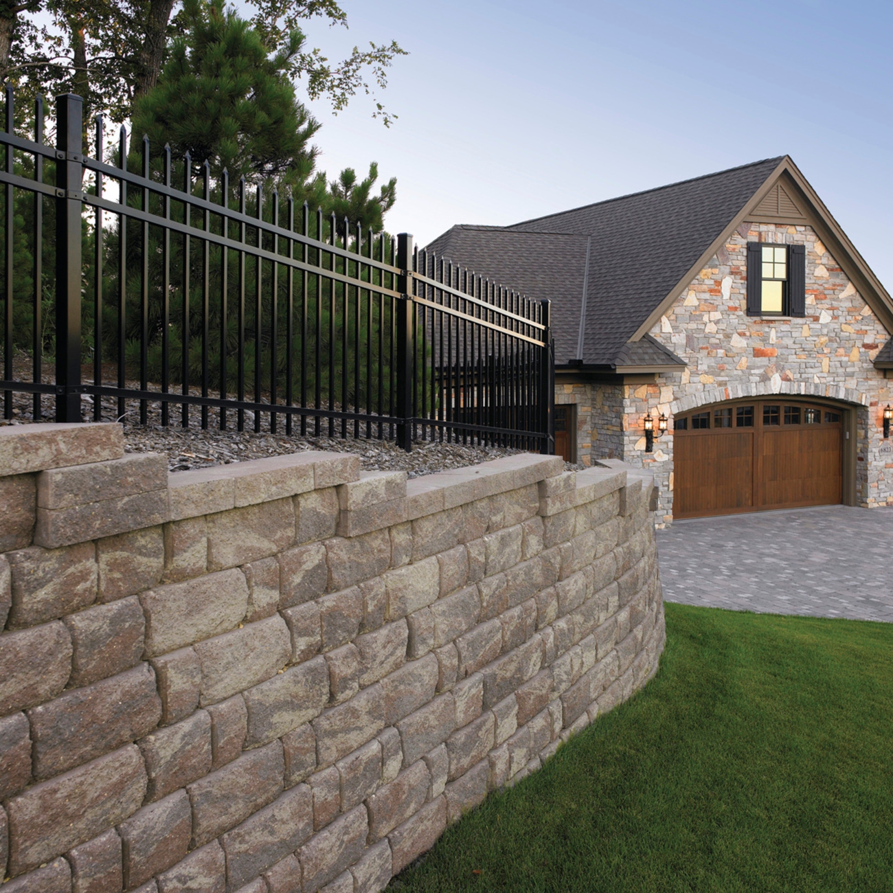 Houston Retaining Wall Diamond Pro Stone Cut