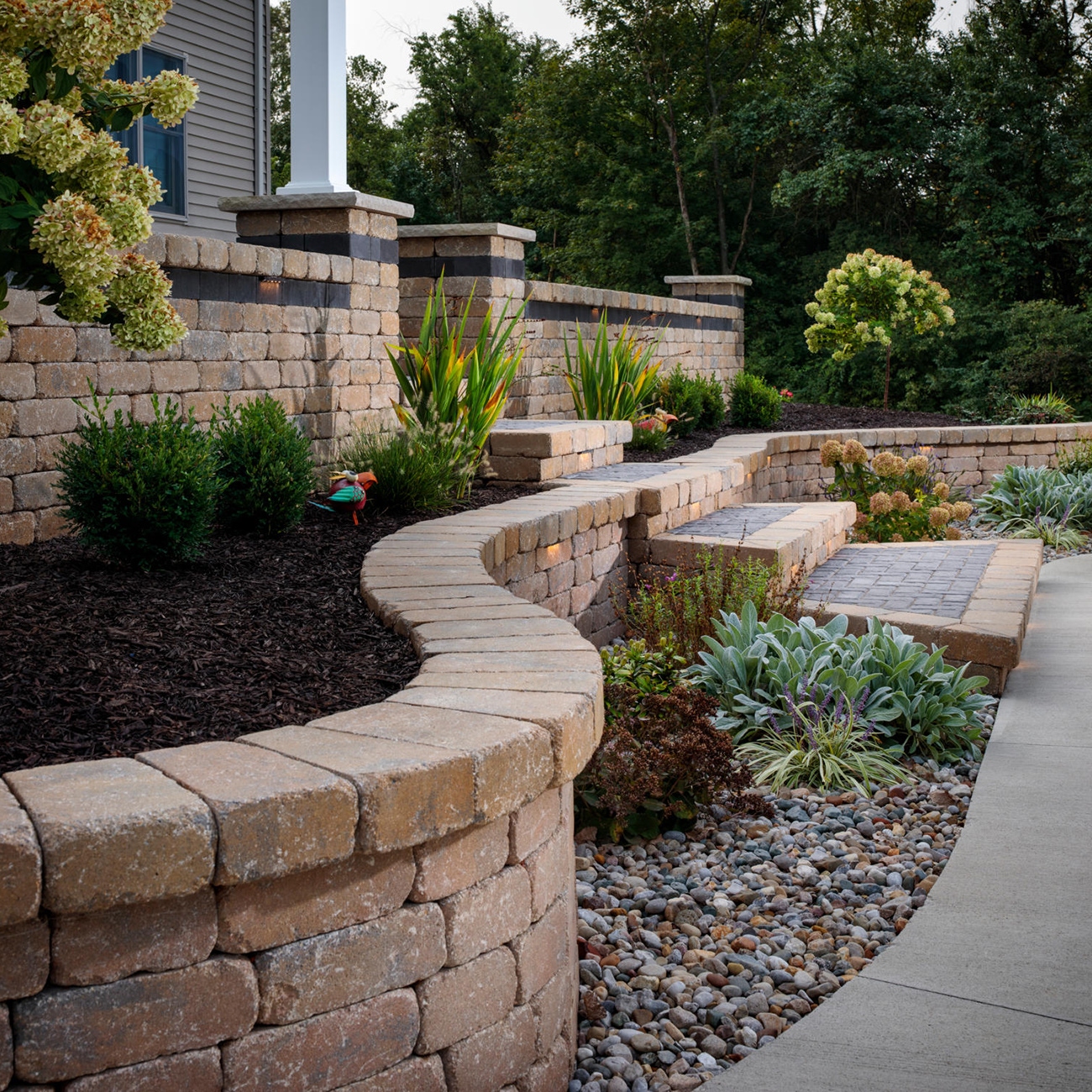 Weston Stone Freestanding Wall Seattle WA