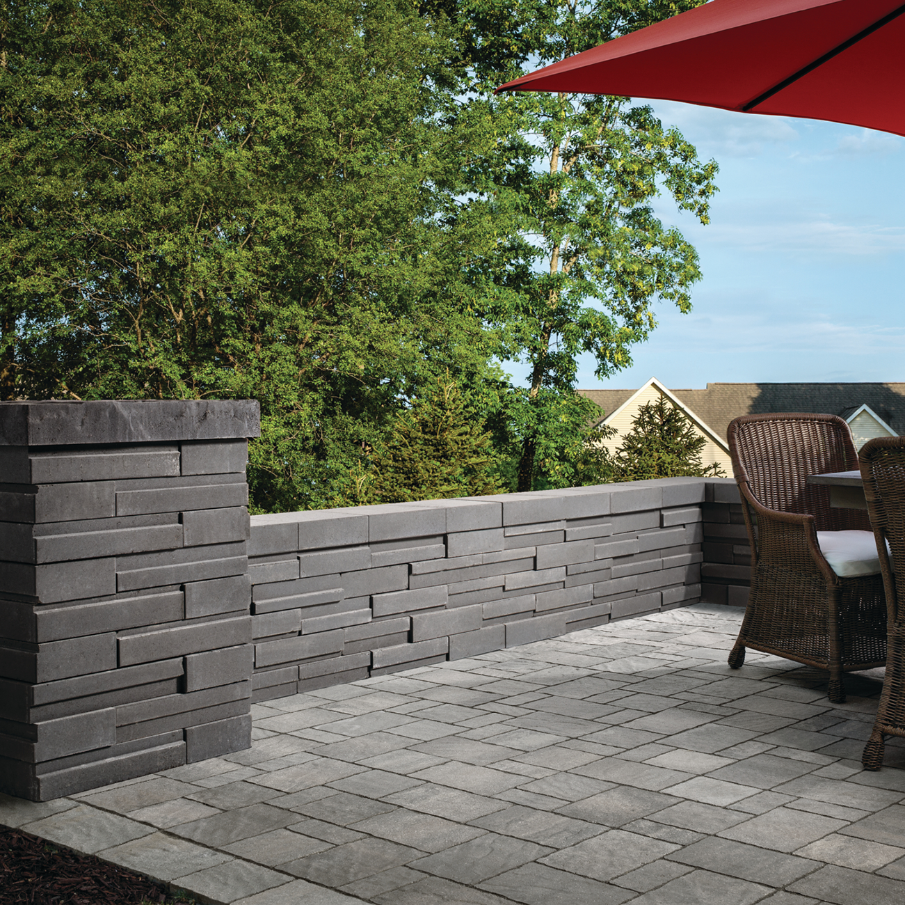 Zenwall Minimalistic Pavers For Freestanding Walls Vancouver