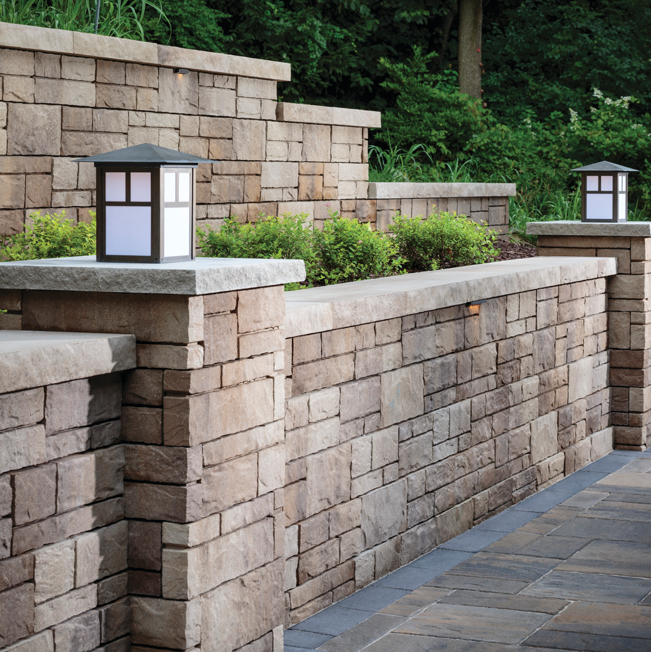 Ashlar Tandem Retaining Wall System Charlotte NC