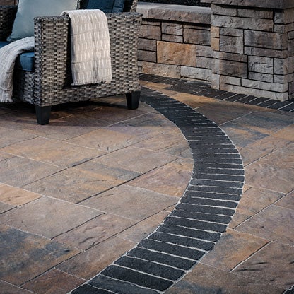 Choose from Belgard's wide selection of paver products, such as Origins™ 3-Piece System and Accents featured here.