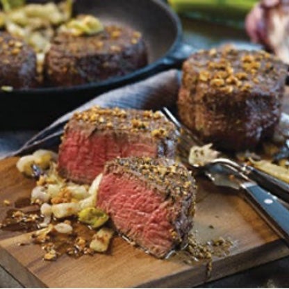 Grilled Filet Mignon recipe. Photo courtesy of Omaha Steaks.