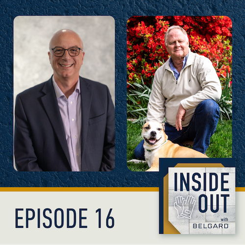 inside out podcast with belgard logo episode 16 two men smiling